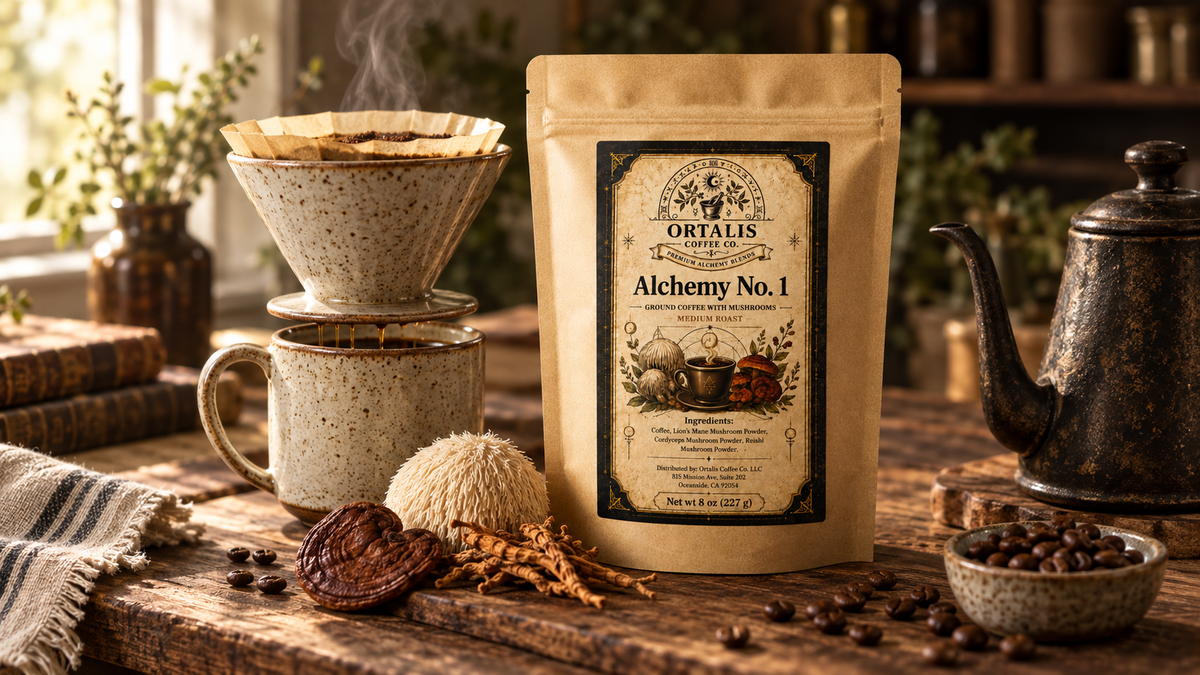 How to Brew Mushroom Coffee with a Pour-Over