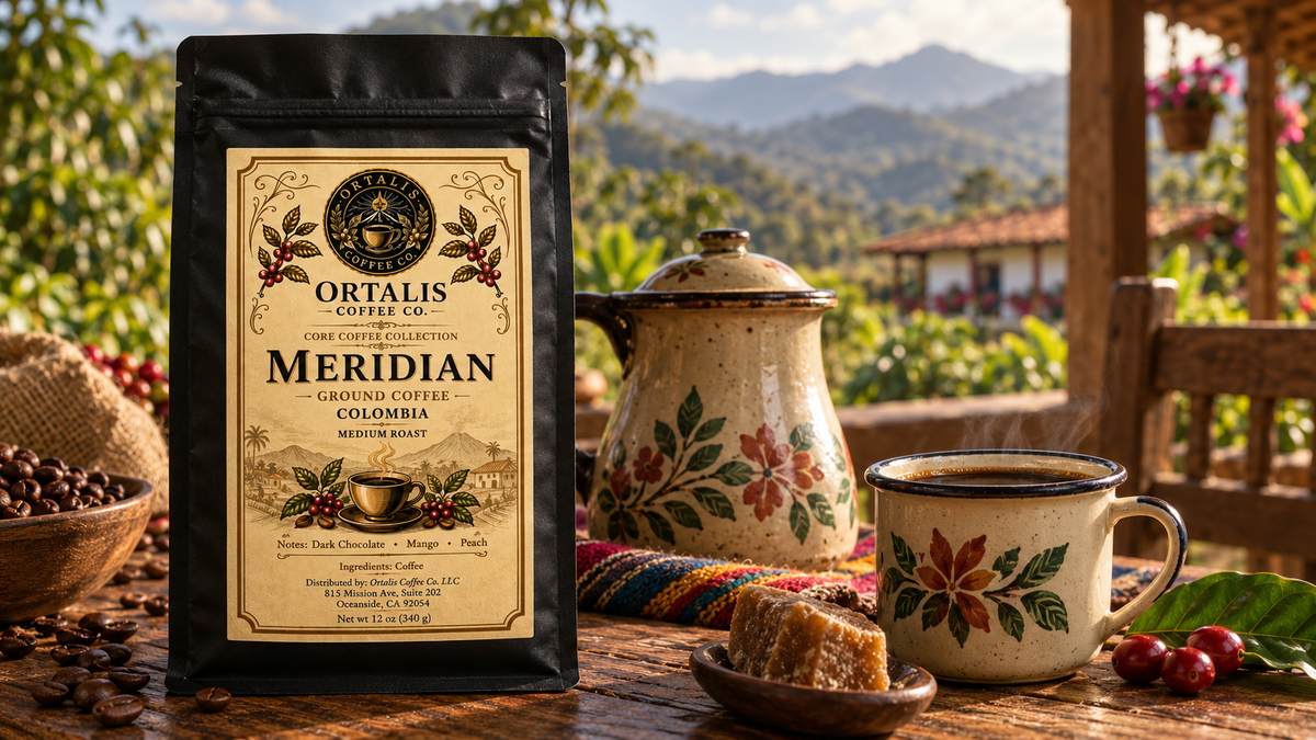 How to Brew Colombian Coffee the Traditional Way Using Meridian: Café de Olleta