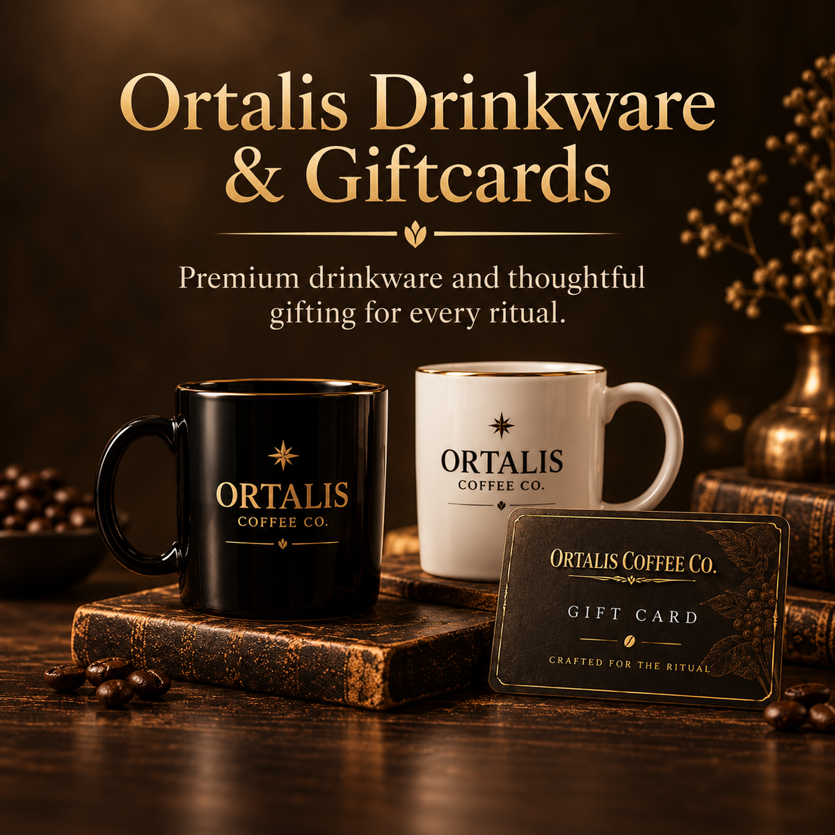 Ortalis Drinkware & Gift Cards