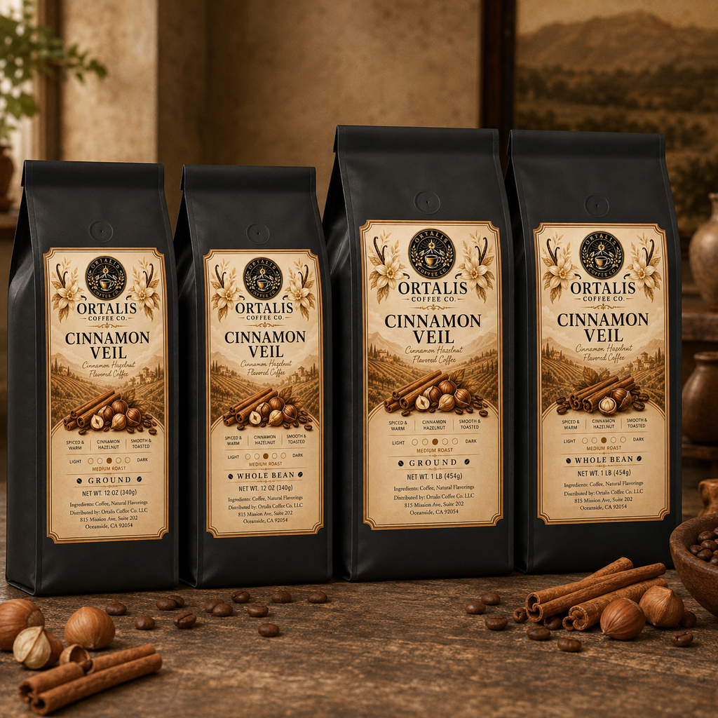 Cinnamon Veil — Cinnamon Hazelnut Flavored Coffee