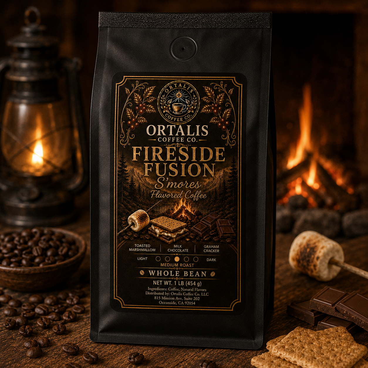 Fireside Fusion — S’mores Flavored Coffee