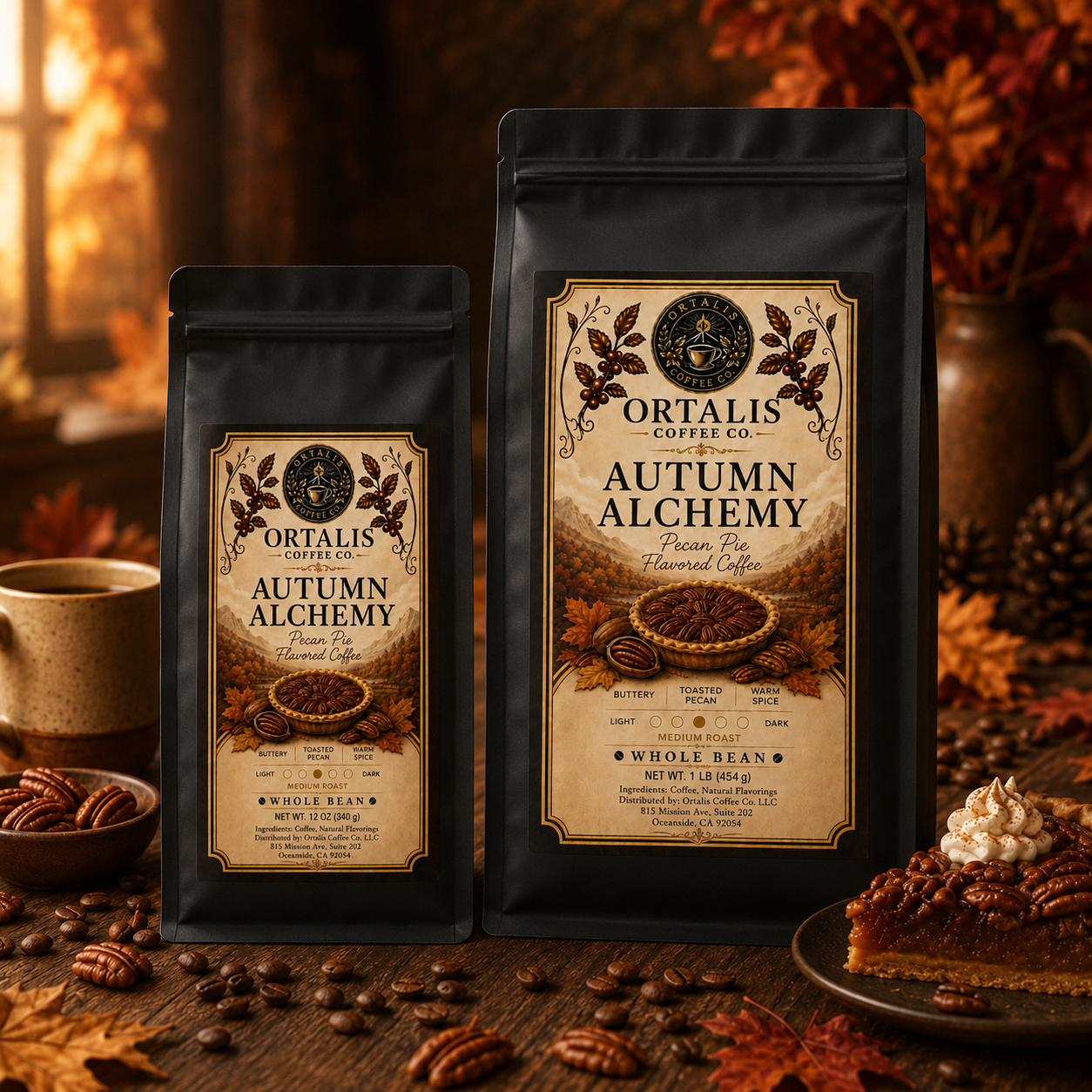 Autumn Alchemy — Pecan Pie Flavored Coffee