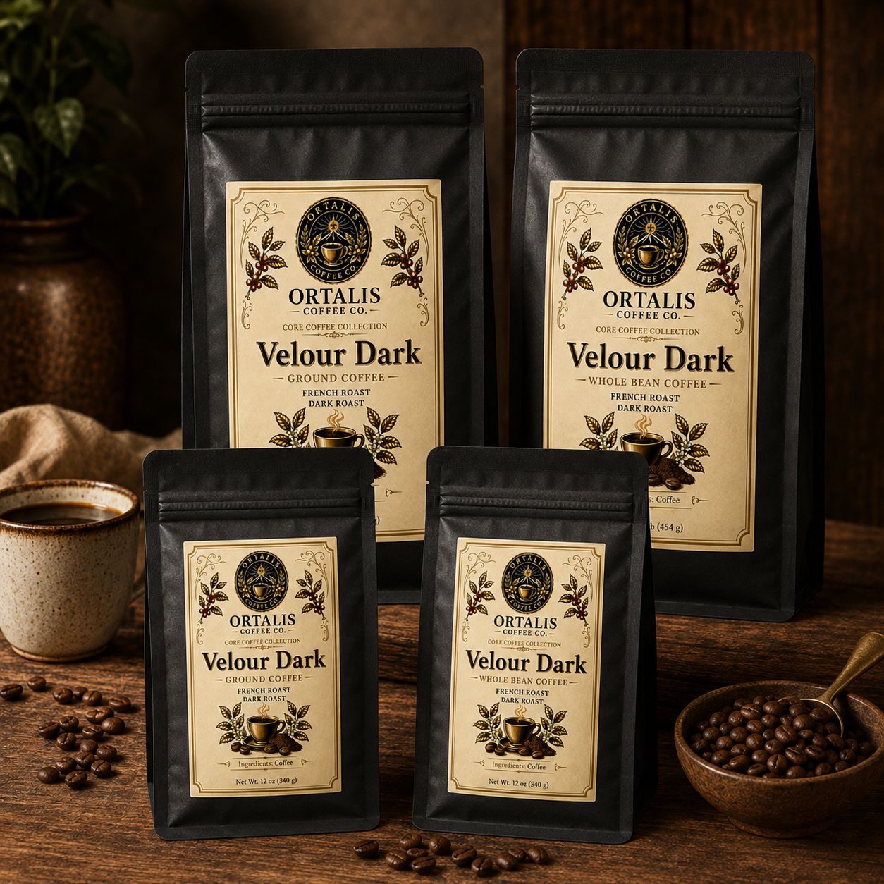 Velour Dark — French Roast Coffee