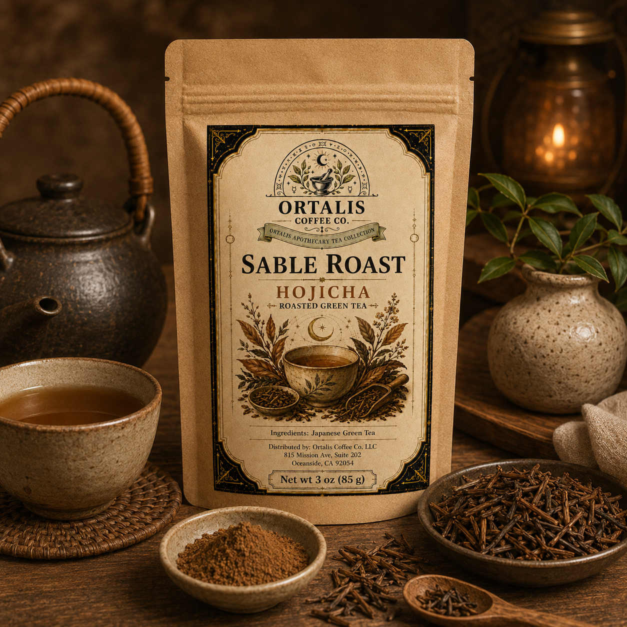 Sable Roast — Hojicha Roasted Green Tea Powder
