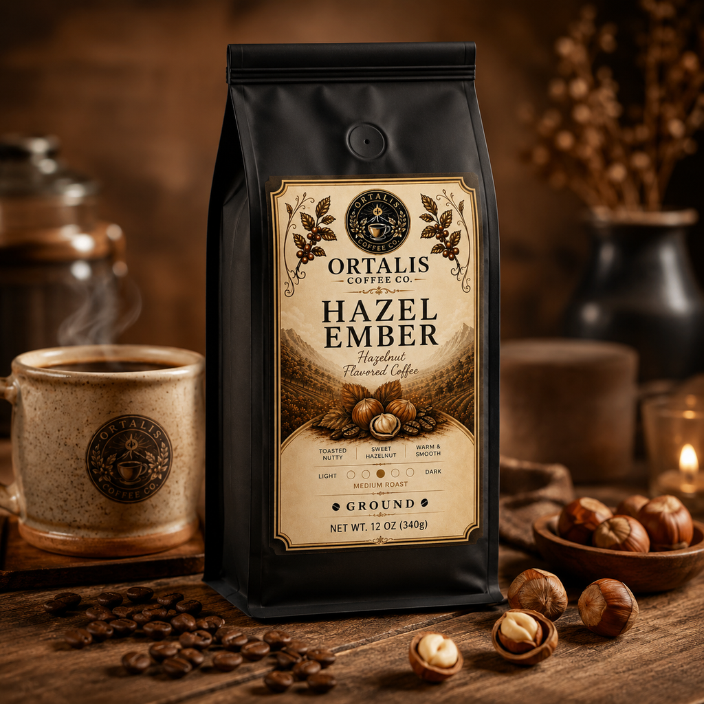 Hazel Ember — Hazelnut Flavored Coffee