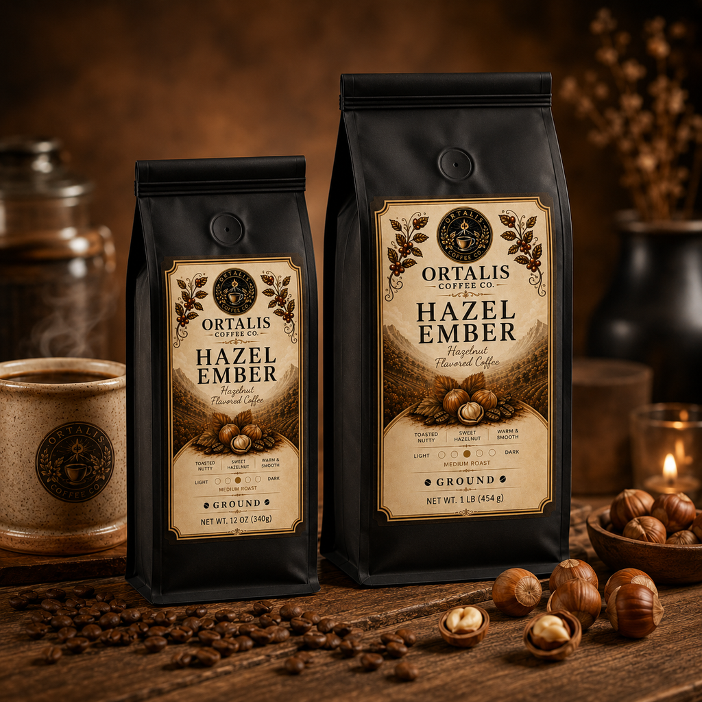 Hazel Ember — Hazelnut Flavored Coffee