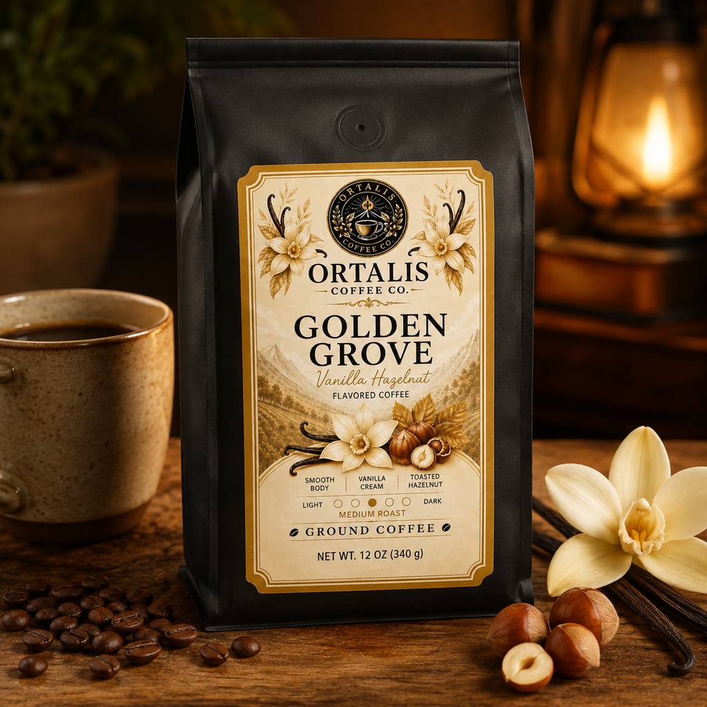 Golden Grove — Vanilla Hazelnut Flavored Coffee