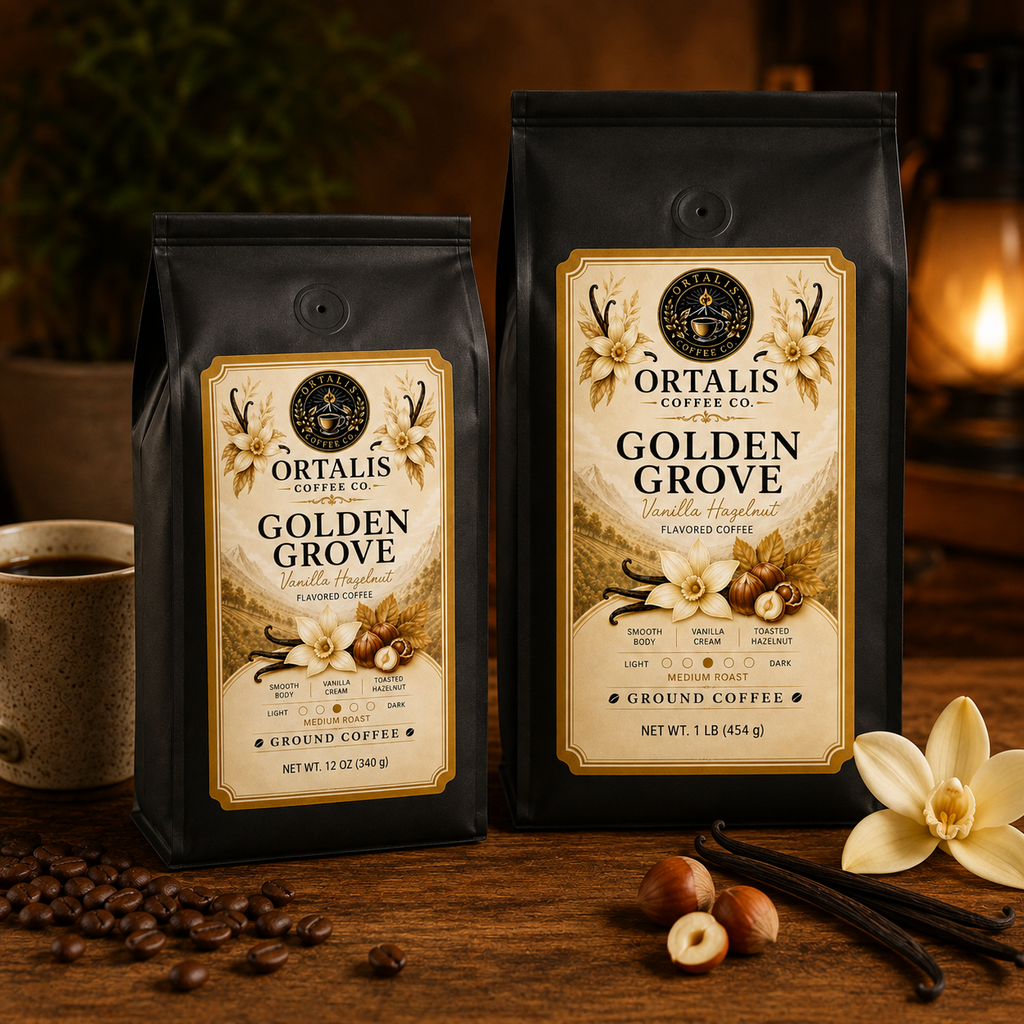 Golden Grove — Vanilla Hazelnut Flavored Coffee