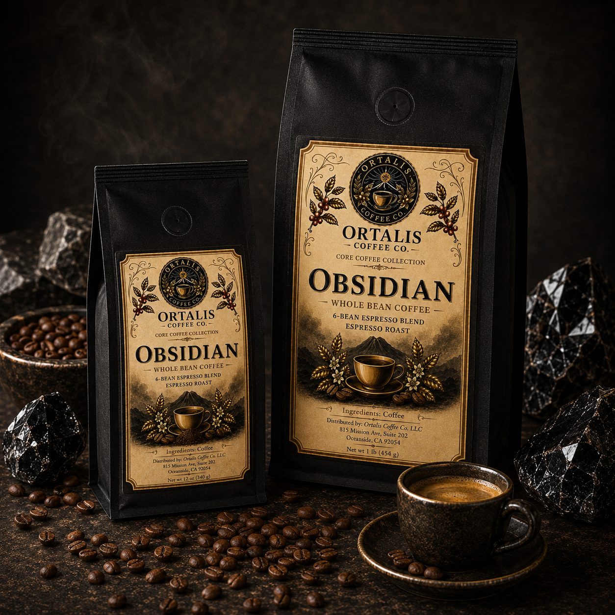 Obsidian — 6-Bean Espresso Blend