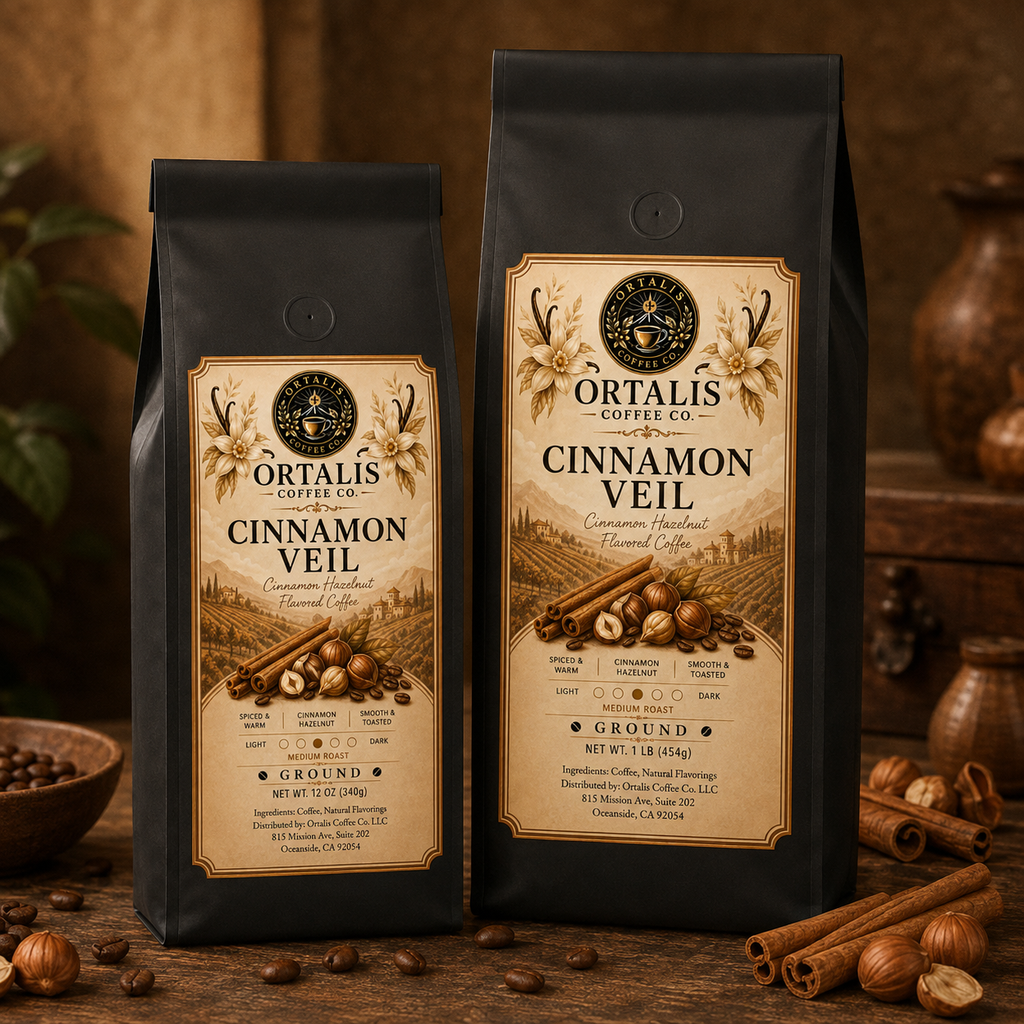 Cinnamon Veil — Cinnamon Hazelnut Flavored Coffee