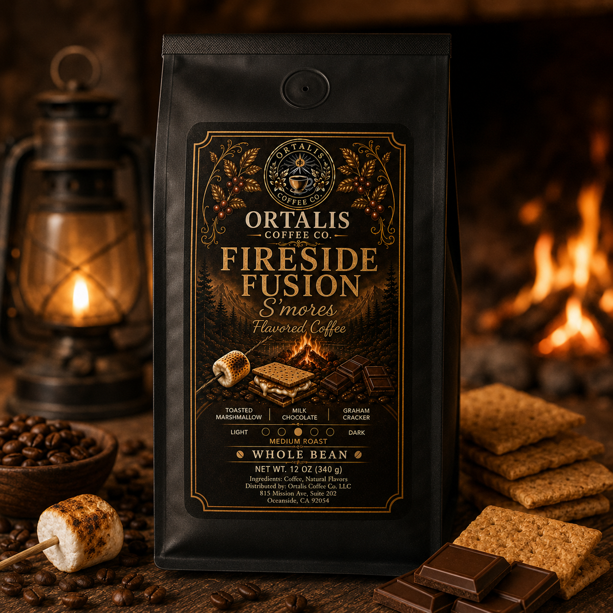 Fireside Fusion — S’mores Flavored Coffee
