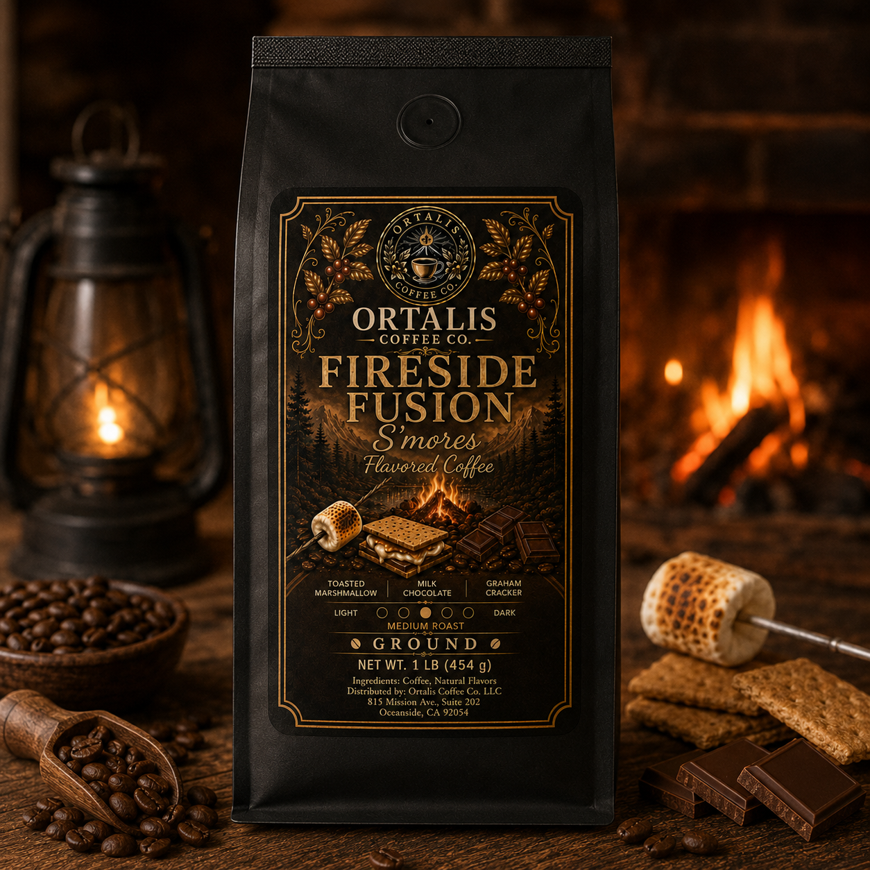 Fireside Fusion — S’mores Flavored Coffee