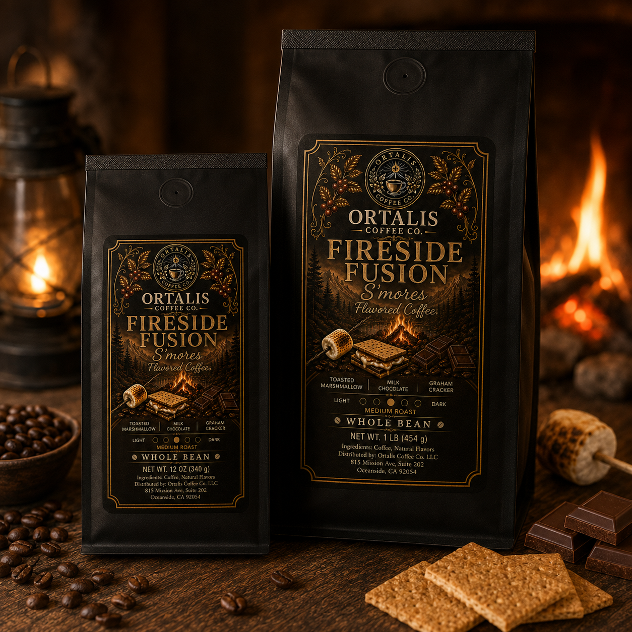 Fireside Fusion — S’mores Flavored Coffee