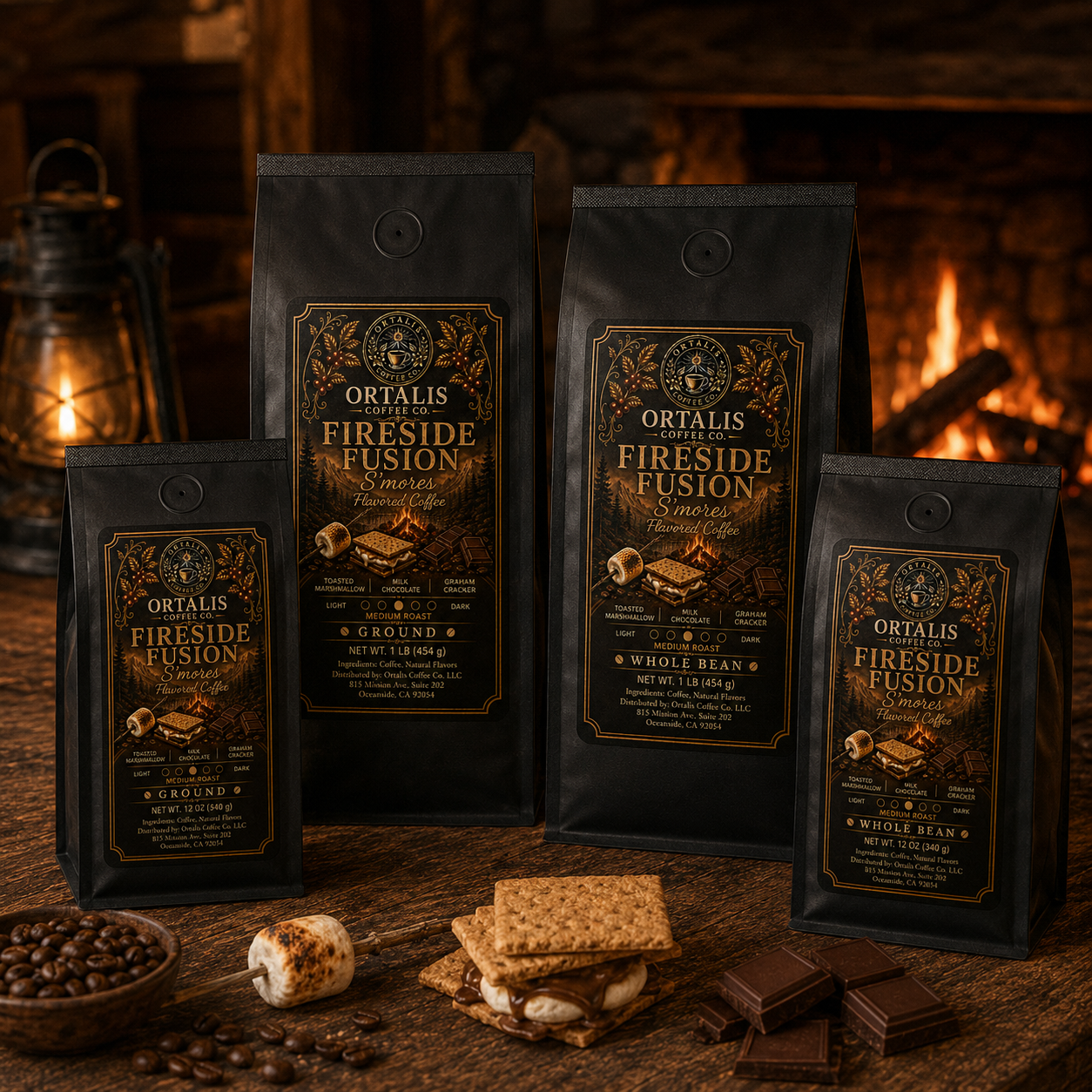 Fireside Fusion — S’mores Flavored Coffee