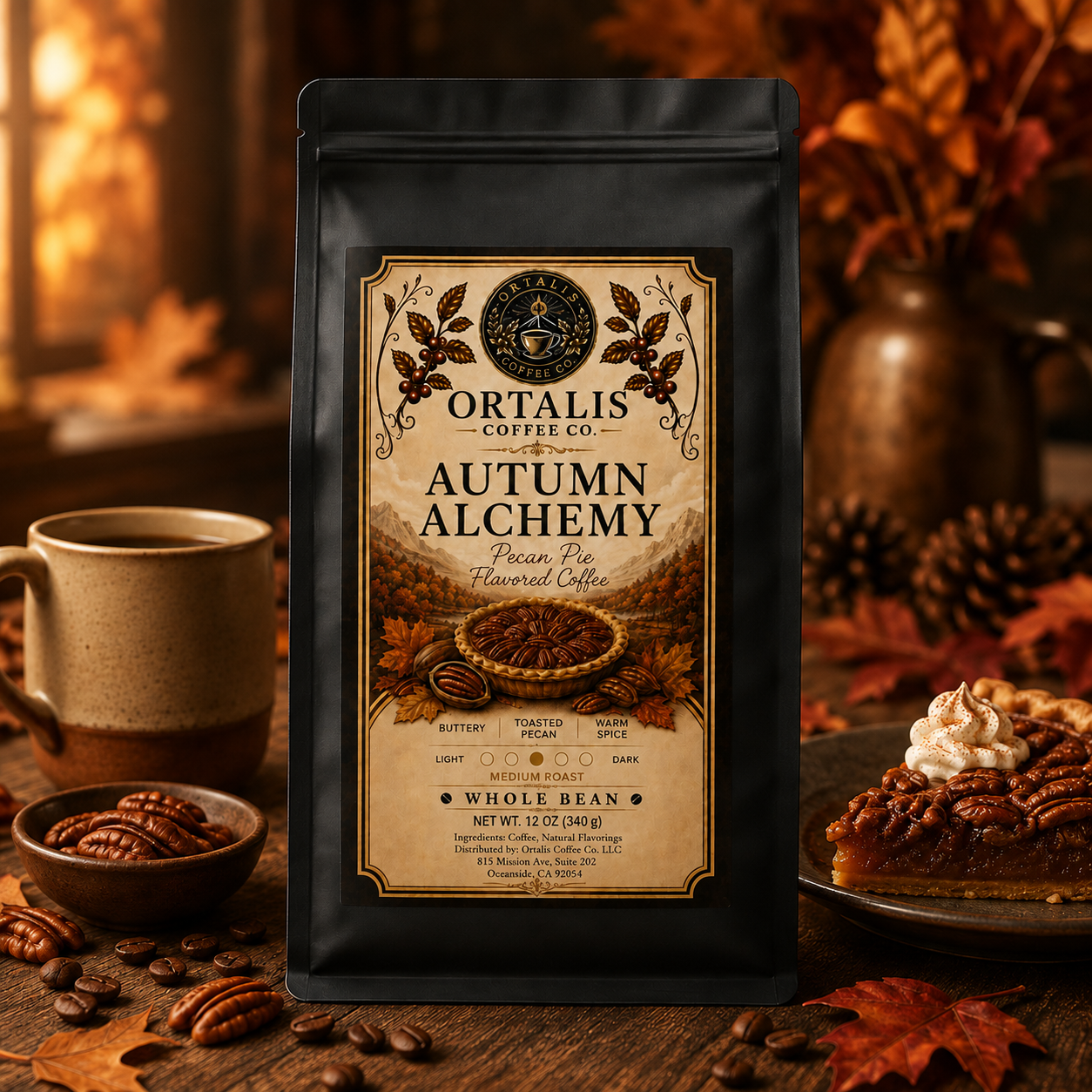 Autumn Alchemy — Pecan Pie Flavored Coffee