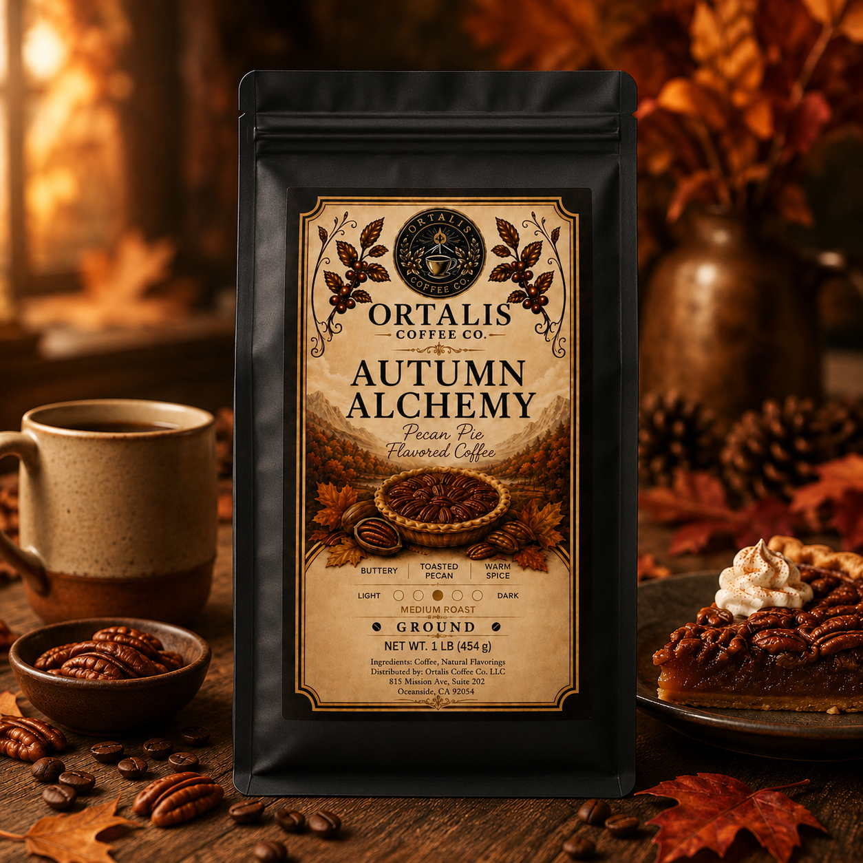 Autumn Alchemy — Pecan Pie Flavored Coffee