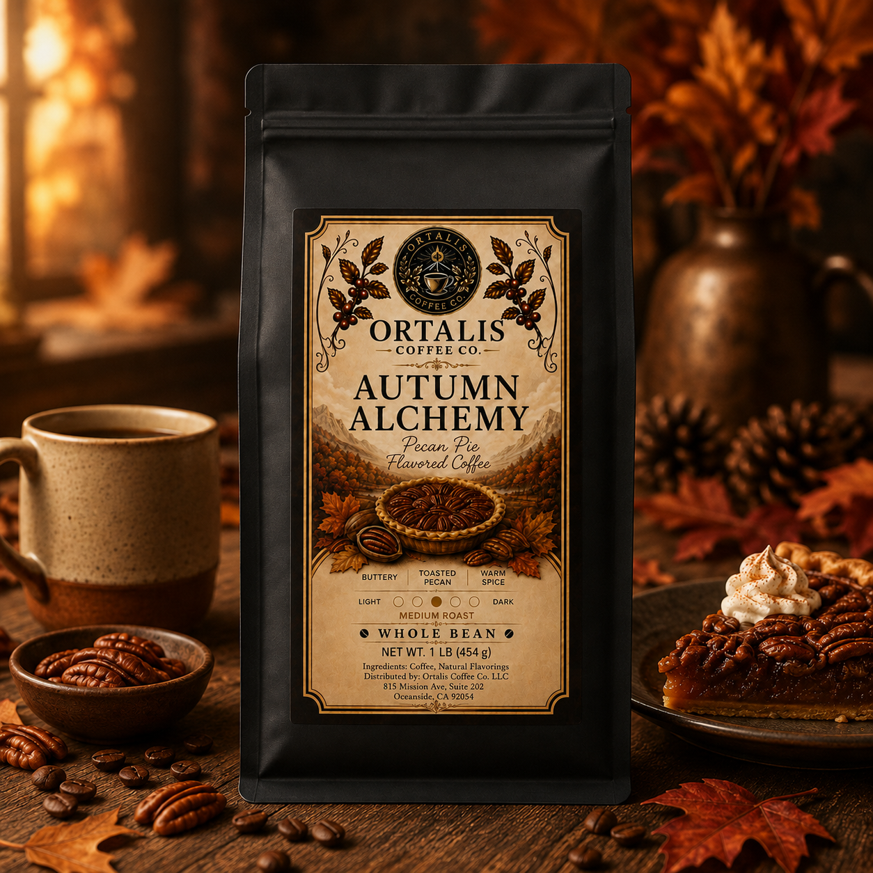 Autumn Alchemy — Pecan Pie Flavored Coffee